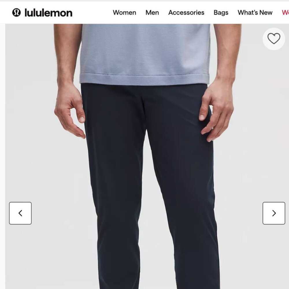 Lululemon MENS sz 29 ABC Classic-Fit 5 Pocket Pant 30 LWarpstreme